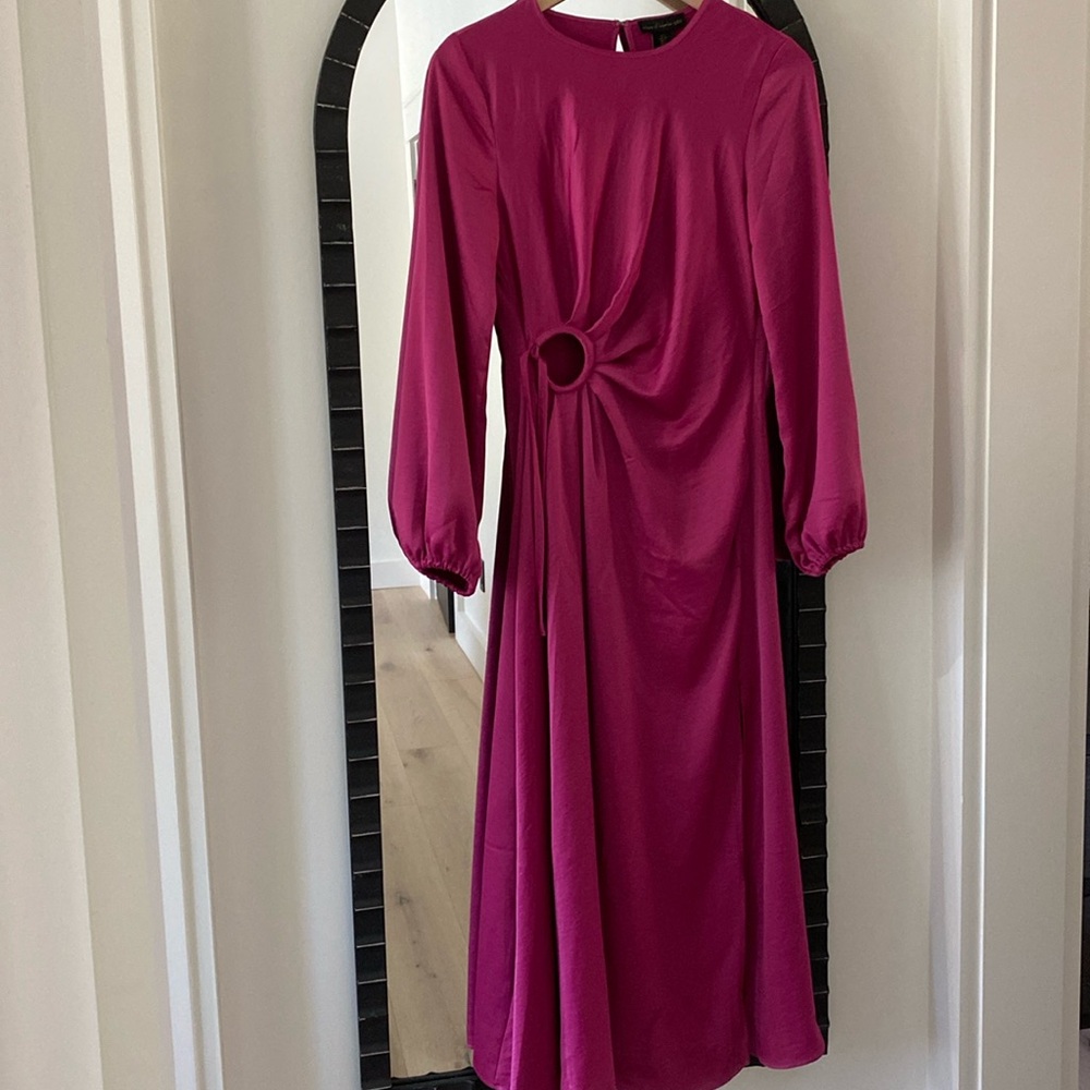 House of Harlow satin gown
